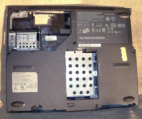 Geh&auml;use f&uuml;r Compaq Armada V300 und E500