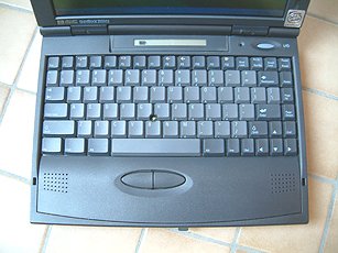 gepflegte Tastatur mit QWERTY Layout