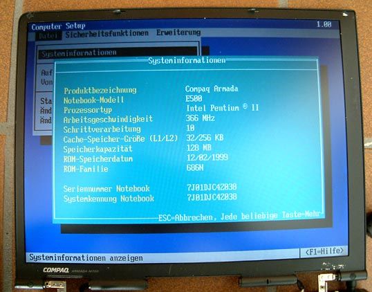 Windows 2000 Lizenz inklusive