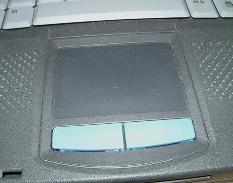 Touchpad mit zwei Tasten als Mausersatz