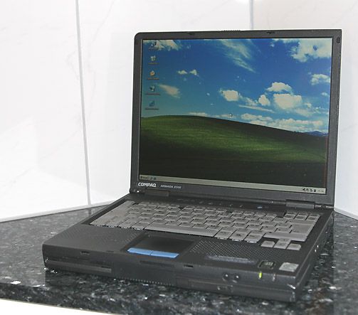 Windows XP wurde testweise auf dem Gerät installiert