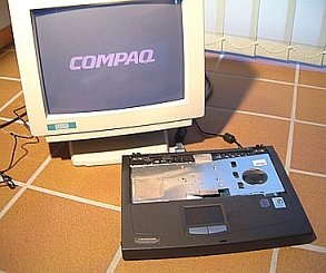 Ger&auml;t startet mit externem Monitor