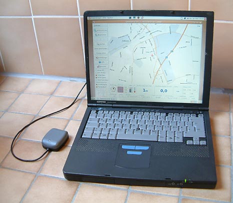 Holux GM-210 im Einsatz mit GpsDrive