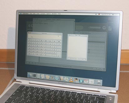 helles 15 Zoll Widescreen Display
