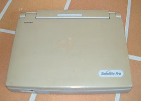 Notebook von oben
