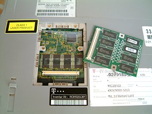 48 MB RAM sind noch eingebaut