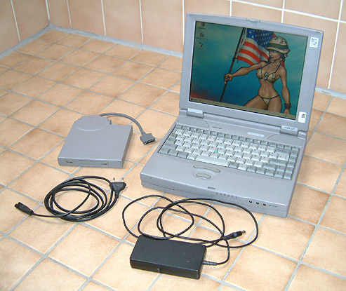 Toshiba Satellite Pro 480CDT mit Zubehör