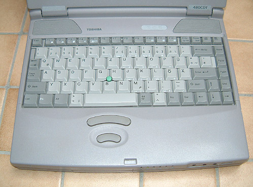 Tastatur in gepflegtem Zustand