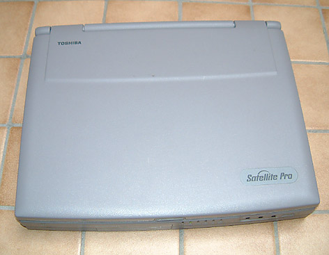 Notebook von oben