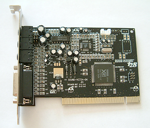 PCI Karte mit allen gängigen Anschlüssen